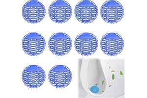 Blue Urinal Screen Splash Pads: YOYIAG 10 Pack Urinal Splash Guards Odour Neutraliser Blue Urinal Screen Splash Pads Restroom Deodorizer, Urinal Mats Pads for School, Hotel, Restaurant