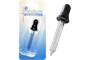 NECALON Medical First Aid Eye Dropper Clear Glass Pipette x 1 Tube
