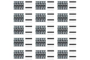 Towviy 15PCS Convertitore di Livello Convertitore Bidirezionale Convertitore di Livello Logico Modulo Bidirezionale Convertitore di Livello da 5 V a 3,3 V 4 Canali - per Arduino con 30 Pezzi a 6 pin