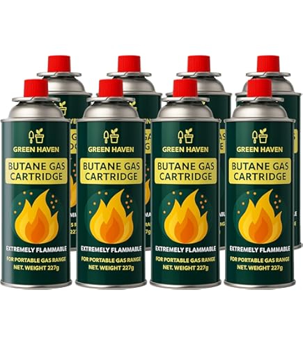 4 X BUTANE GAS BOTTLES CANISTERS FOR PORTABLE STOVES COOKERS GRILL HEATERS WEED 5056371999868