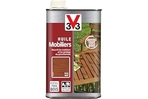 V33 Huile mobiliers, Teck 1L