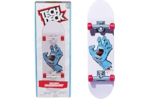 Tech Deck, Santa Cruz Handboard; Authentic Mini Skateboards, Kids’ Toys for Boys and Girls, Ages 6 and up (Hands Use Only)