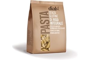 DIALBRODO Dialsì Penne Pasta Senza Glutine di Riso Integrale - 400 g