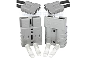 EWBOB Anderson Power Products SB50 - Kit di connettori 50 A, alloggiamento grigio, con 10 12 AWG, 6319 (1 paio)