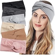 K-Elewon Damen Haarband 3er Set – Elastisch, Baumwolle, Einheitsgröße Für Sport & Alltag