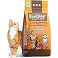 BioKitty Clumping Cat Litter, 10L Highly Absorbent Natural Bentonite Minerals, Long Lasting Odour Control, Maximum Hygiene with Strong Cat Litter Clumping (Unscented, Pack of 1)