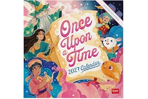 Legami - 2027 års väggkalender, Once Upon A Time, stor väggkalender, 12 månader och årsplanerare, 6 språk, utrymme för anteck