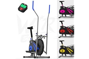 We R Sports 2-IN-1 Elliptical Cross Trainer & Exercise Bike Indoor Home Fitness Cardio Workout Machine