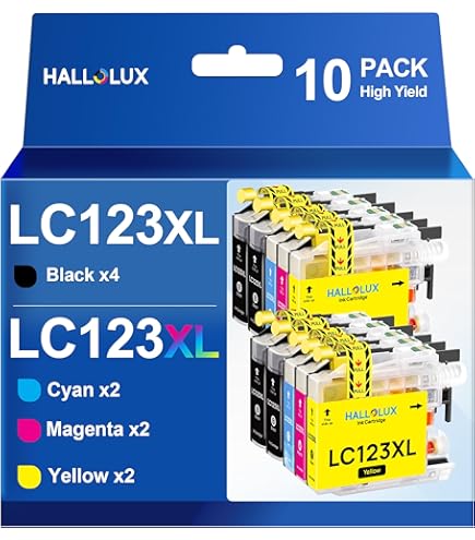 10 Tintenpatronen kompatibel zu LC985 für Brother MFC-J220 MFC-J265W MFC-J410 MFC-J415W MFC