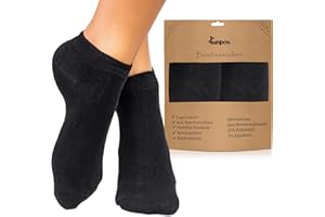 lampox Bambusowe skarpety do sneakersów, skarpety bambusowe (6 par), skarpety do biegania, biznesu