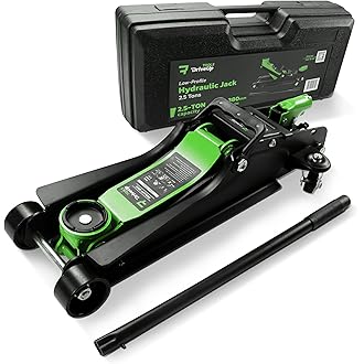 Cric Idraulico 2.5T - Profilo Basso 85mm, Per Auto Sportive E SUV