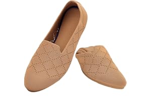 Puxowe Bailarinas Mujer Cómodas - Zapatos Elegantes Slip-On de Punto Ballerina para Mujer
