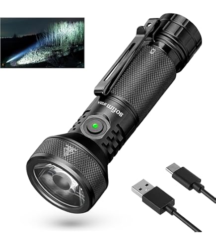 Combo: Acebeam L19 GREEN LED Flashlight -2200 Lumens 1520 meter