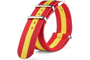 Neckarian NATO Strap 18mm 20mm 22mm 24mm Army G10 Uhrenarmband Nylon Military Watch Band für Männer Frauen