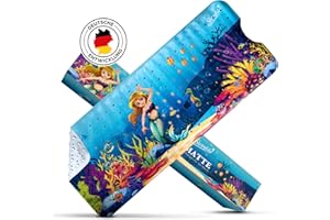 Sternfeld Badewannenmatte rutschfest [100x40 cm] - Antibakterielle Antirutschmatte Badewanne - BPA freie Badematte rutschfest mit Aufhängehaken - Schimmelresistente Rutschmatte Badewanne 30° waschbar