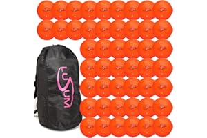 Lusum 4 Dozen Dimple Training Hockey Balls with a Ball Bag - 48 x Hockey Balls With a Bag