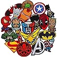 KASTWAVE Iron on Patches, 20 Pcs Iron on Patches Cartoon Anime Patches Embroidered Applique Kit, Patch Iron-on or Sew-on Applique for Kids DIY Crafts, Patches for Kids Adult Clothes Decoration