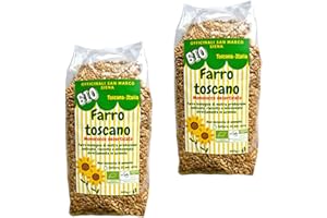 PIANTE OFFICINALI SAN MARCO Officinali San Marco - Farro monococco bio delle Crete Senesi - Toscana- Italia - 2 confezioni da 500gr