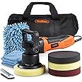 VonHaus Dual Action Polisher Kit, Random Orbit Polishing Machine, 600W Car Buffer, for Buffing Metal, Plastic, Tiles, Car Paint and More, Includes 4 Buffing Pads and Carry Case