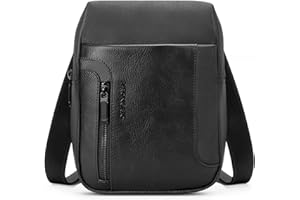 RONCATO Panama 4.0 borsello uomo tracolla compatta, dimensioni 18x23x5,5 - Nero