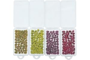 Woohome 212 PCS Modèle Arbres Gazon Lichen pour Feuillage, Multicolore Touffe d'herbe Statique Herbe Artificielle Modèle pour Le Chemin de Fer de Paysage de Train