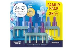 Febreze 3Volution Air Freshener Plug In Refill Spring Awakening 3x20ML, 3 Alternating Scents To Fight Odours