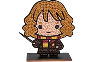 Crystal Art - Kit Figurine à Diamanter - Activité Manuelle de Création et Ludique - Adulte et Enfant - Décoration Scintillante aux Couleurs Assorties - Harry Potter - Hermione Granger