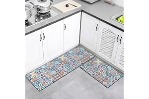 LXTOPN Kitchen Rug, Anti Fatigue Kitchen Mat Non Slip washable, Runner Rug for Kitchen Bedroom