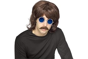 Perruque Rubie’s Officielle des années 1970 – Marron, Taille Unique