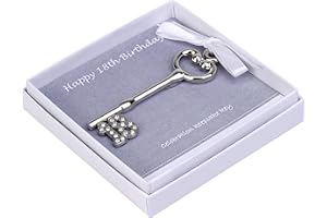 METAL PLANET LTD 18th Birthday Metal Key in white presentation box