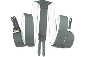 YEHMAN Bretelle Hercule Y à bouton Made in France à 120 cm pour Homme Femme ajustable