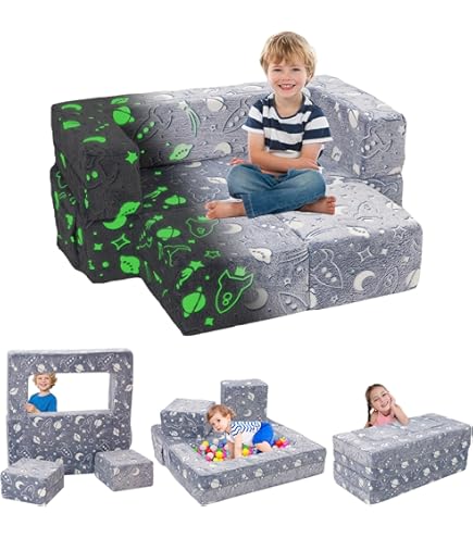 BlueY & Bingo - Fauteuil En Peluche Pour Enfants - Siège Moelleux De 70