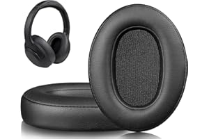 SOULWIT Cuscinetti Auricolari per Sony WH-XB900N/WH-CH710N(WHCH710N WHCH710 CH710)/WH-CH720N(WHCH720 CH720)/WH-RF400(WHRF400)/MDR-RF895RK, Padiglioni con Pelle Proteica Morbida
