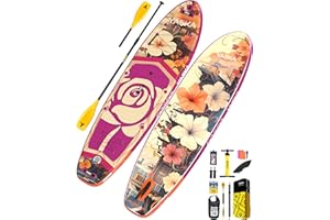 YASKA Tavola SUP Gonfiabile - 335 * 88cm Tavola da Paddle, Stand Up Paddle Board Adulti con Accesorios, Pagaia, Pompa, Pinne, Leash, Kit di Riparazione e Borsa