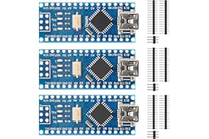 ‎APKLVSR APKLVSR 3 Stück Nano Entwicklung Board Nano Modul mit CH340 für Arduino Nano (Mini Port)