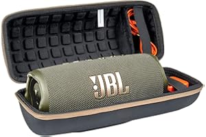co2CREA Dur Étui de Voyage Rigide Housse Cas pour JBL Charge 4 / JBL Charge 5 Enceinte Bluetooth Portable(boîte Seule) (Sable)