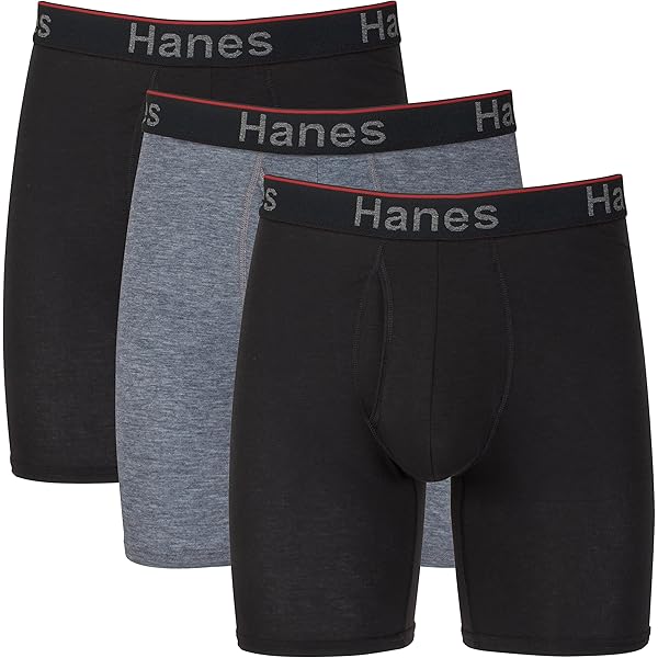 Hanes Originals Boxershorts voor heren, stretch katoen, vochtafvoerend ondergoed, moderne pasvorm, lage taille, multipacks, L Hanes Originals Boxershorts voor heren, stretch katoen, vochtafvoerend ondergoed, moderne pasvorm, lage taille, multipacks, L