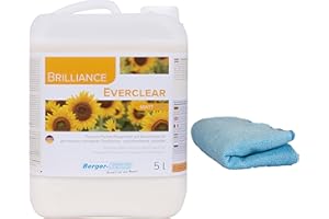 Berger-Seidle Everclear L93 Kit d'entretien pour parquet, plancher en bois 5 l + chiffon de polissage doux de qualité supérieure