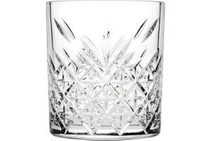 Pasabahce Timeless Confezione 4 Bicchieri Acqua 34,5 cl, Vetro, Trasparente, 8.5x8.5x9.5 cm