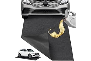 CARSEATTY Tappetino per Garage, 91x183cm Tappetino per Olio, Tappeto Moto Garage, Tappetino Antiscivolo per Garage,Tappetino Premium per La Raccolta Dell'olio, Moto Banco da Lavoro Tappetino Protettivo