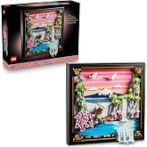 LEGO Art Japanese Landscape with Cherry Blossoms 31218 | 1892 Pieces Set for Adults 3D Model with Deep Frame Mount Fuji Sakur