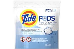Tide Pods Free & Gentle - 16 count, 14 oz by Procter And Gamble