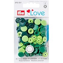 Prym Love Automatici A Scatto In Plastica Rossi 12,4 Mm, 1 Unità, Per Abbigliamento E Accessori