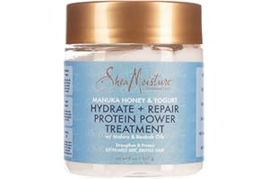 Shea Moisture Manuka Miód i Jogurt Hydrat Plus Naprawa Białka Power, 8 uncji