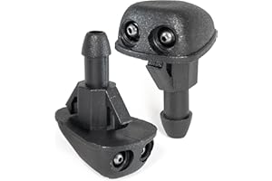 Click&Fit 2 boquillas limpiaparabrisas compatibles con Chevrolet Daewoo Lacetti, Lanos, Gentra – Boquillas para limpiaparabrisas OE 96550793