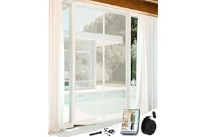 ARCOL Mosquitera Puerta Magnética 140x240 cm cm de Fibra de Vidrio – Adiós a los Mosquitos en 3 min, Malla Ultra-Fina, Cierre Automático con Imanes y Pesos, Cinta de Fijación Extra Ancha Blanco