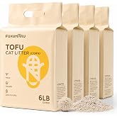 FUKUMARU Tofu Cat Litter 10.8 kg &ndash; Clumping Cat Litter, Corn Pellet Mix, Dust Free and Easy to Agglomerate, Odor Control, Can