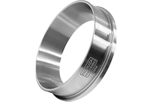 NEOUZA Anello dosatore da 51 mm per caffè espresso, in acciaio INOX 304, compatibile con portafiltro Delonghi Breville da 51 mm