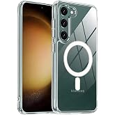Ehr. Transparent Case with Magsafe Wireless Charging Feature with Samsung Galaxy S23 Compatible Camera Protection (Transparent, Samsung Galaxy S23)