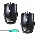 Prodot PS2 Plug & Play Ergonomic Wired Mouse I High Resolution 1000 DPI Optical Sensor I 5M Key Press Life & Clickable Scroll Wheel I 1 Year Warranty I Works with Windows, iOS, Linux (2 PC)